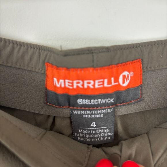 Merrell Hiking Pants Selectwick Olive Green Women's 4 Gorpcore - Picture 4 of 9